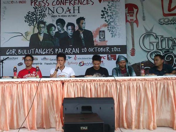 NOAH Gelar Jumpa Pers di Samarinda