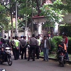 Polisi Siaga di Asrama Papua Jalan Cilaki Hingga Kondusif
