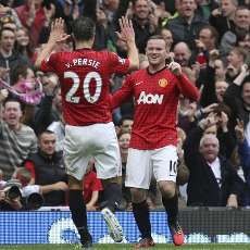 Van Persie dan Rooney Kian Kompak