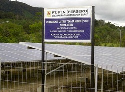 PLN Punya Pembangkit Listrik Surya Raksasa di Papua