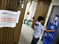 100 Toko di Blok F Pasar Tanah Abang Disegel