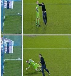 Penjara 16 Minggu untuk Fans yang Pukul Kiper di Lapangan