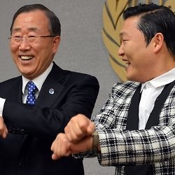 Sekjen PBB Iri Psy Dikenal di Seluruh Dunia