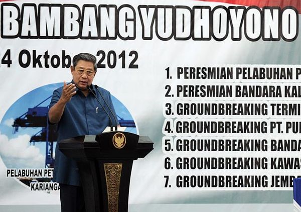 Presiden SBY Resmikan 8 Proyek MP3EI di Kaltim