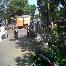 Mobil Digedor Anak-anak, Polisi Pukul Warga