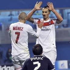 Ibra-Menez Menangkan PSG, Porto Kalahkan Dynamo Kiev