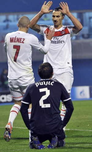 Ibra-Menez Menangkan PSG, Porto Kalahkan Dynamo Kiev