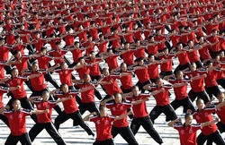 Waattaaa! Wisatawan Dikepung 1.500 Jago Kung Fu Shaolin