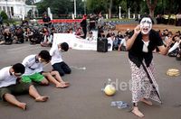 Aksi Teatrikal Sambut Sumpah Pemuda