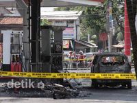 SPBU Pangeran Jayakarta Meledak & Terbakar