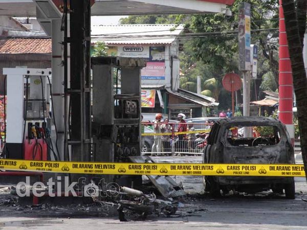 SPBU Pangeran Jayakarta Meledak & Terbakar