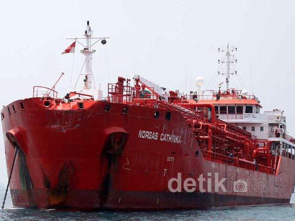 Ini Dia Kapal Norgas Cathinka yang Tabrakan dengan Bahuga Jaya