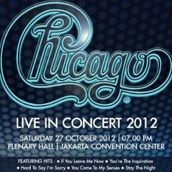 Konser Chicago Pukau Ribuan Penonton Jakarta