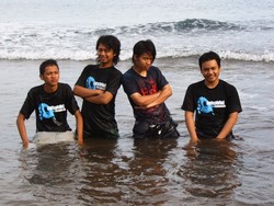 Beautiful beach at batu Karas