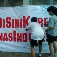 Suporter Gelar Aksi Dukung Timnas