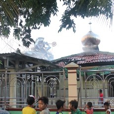 Masjid Al Hidayah di Darmo Indah Tandes Terbakar