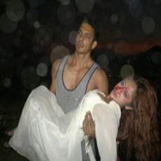 Dewi Persik Syuting Film Hantu Lumpur di Porong