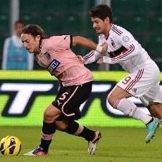 Milan Diimbangi Palermo 2-2