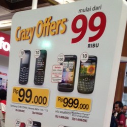 Adu Cepat Berburu Ponsel Rp 99 Ribu