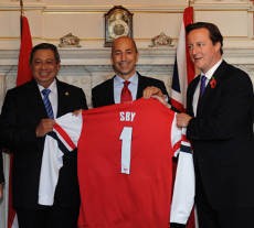  Saat SBY Menjadi Pemain Arsenal Bernomor Punggung 1