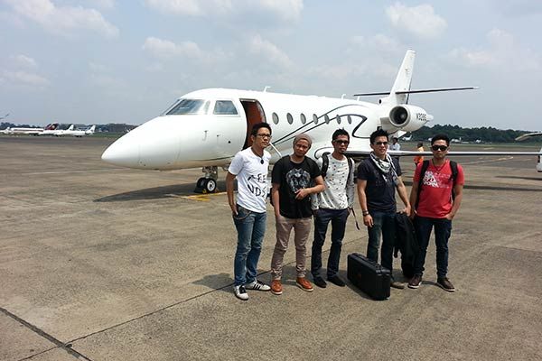 NOAH Tur Konser di Makassar Carter Jet Pribadi