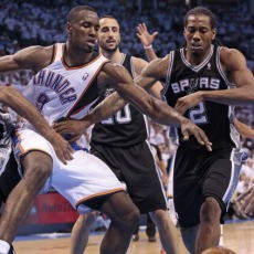Spurs Kalahkan Thunder di Detik Terakhir