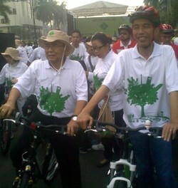 Menteri PU Minta Masyarakat Dukung Jokowi Wujudkan Ruang Terbuka Hijau 30%