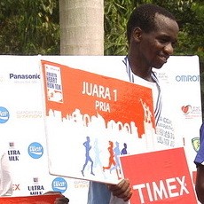 Pelari Kenya Tercepat di Jakarta Heart Run 10K