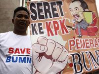 Aksi Dukung Dahlan Iskan