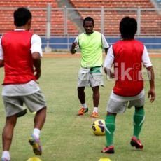 Timnas Latihan Simulasi untuk Hadapi Malaysia