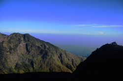gunung runjani Lombok, Indonesia