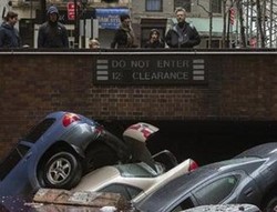 Kena Badai Sandy, Lebih dari Seperempat Juta Mobil Jadi Rongsokan