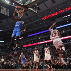 Durant Bantu Thunder Atasi Bulls