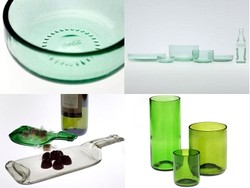 Botol Cola dan Wine Didaur Ulang Jadi Perlengkapan Makan