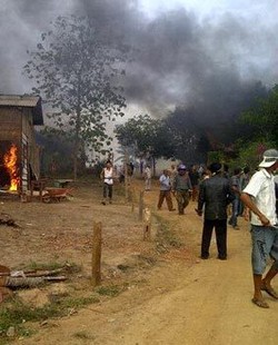  Polda Lampung Tahan 4 Tersangka Kerusuhan di Lampung Tengah