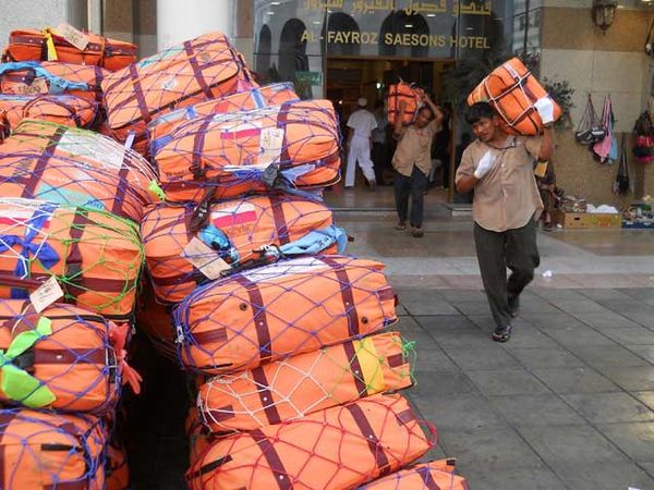 Tas Jamaah Haji Ditimbang