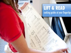 Cooking Guide Apron, Celemek Cantik Informatif