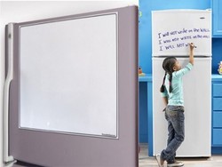 Wah, Pintu Kulkas Ini Bisa Dicorat-coret Sesuka Hati!