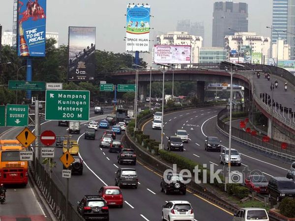 Libur Panjang, Lalin Jakarta Ramai Lancar