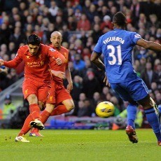 Suarez Dua Gol, Liverpool Tundukkan Wigan 3-0