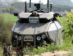Israel Pakai Kendaraan Menakutkan Ini untuk Jaga Perbatasan