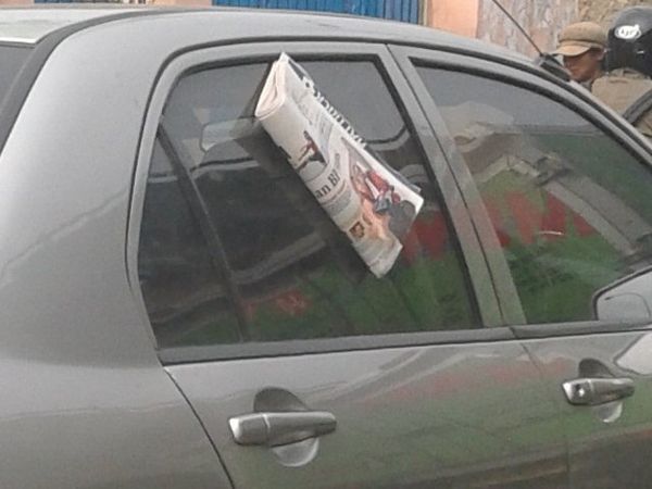 Koran Tempel di Mobil