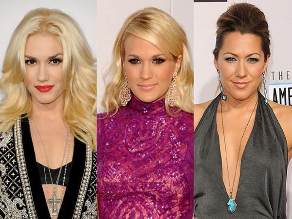 Gaya Rambut Selebriti Perempuan di AMA 2012