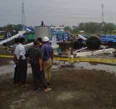 Polisi akan Periksa Kontraktor Bangunan Pabrik