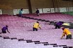 Stadion GBK Dibersihkan