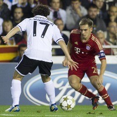 Imbang 1-1, Valencia-Bayern Sama-sama Lolos