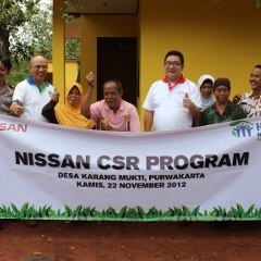 Nissan Bangun Desa di Purwakarta