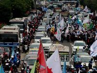 Pawai Buruh, Sudirman-Thamrin Lumpuh