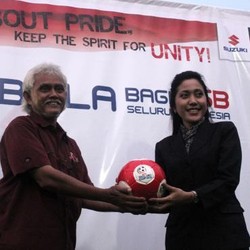 Suzuki Sumbang 1.000 Bola untuk SSB, Gelar Nobar Piala AFF