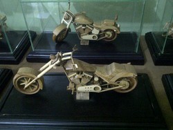 Jual Miniatur Harley Davidson, Perajin Bambu Ini Bisa Beli Ambulans
